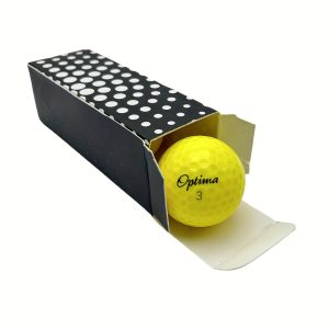 12pcs Yellow High-Elasticity Double-Layer Golf Balls for Long Distance - Durable Rubber Construction