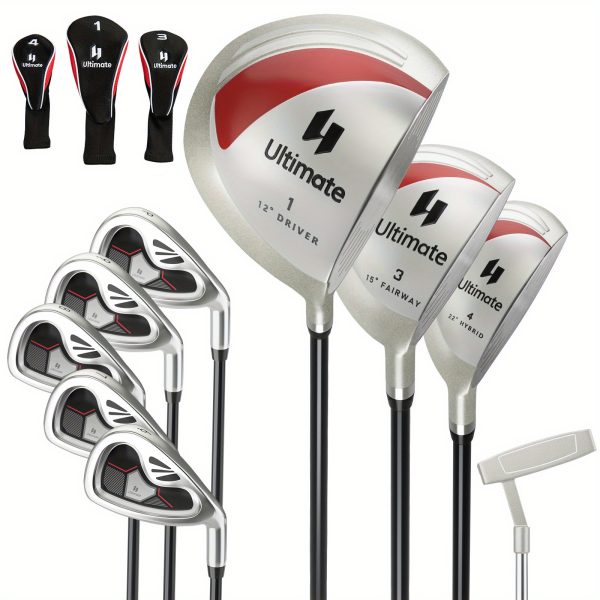 Multigot 9 PCS Women's Complete Golf Club Set Right Handed with 460cc Alloy Driver Irons