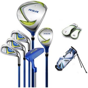 Golf Club Sets - Complete Golf Club Sets - Right-handed - Driver (1), Hybrids, Irons (7,9,S), Putter, Golf Rack Bag