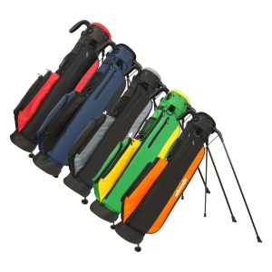 WOSOFE Lightweight Stand Golf Bag with Dual Straps - Nylon, Hand Wash/Dry Clean, Normal Waterproof, 3-Way Divider, 5 Pockets, Portable for Practice & Advanced Courses - Includes Rain Cover & Valuables Pocket - Suitable for Thanksgiving, Christmas, Halloween, New Year, Spring Festival