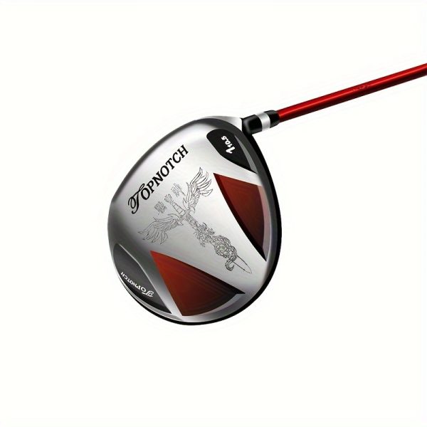 Topnotch Titanium Alloy Golf Driver for Men - 10.5?? Angle, 3-Shape, Available in R/SR/S Graphite Shafts, 3 Hardness Options