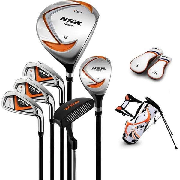 GOLF CLUB SETS - Complete Golf Club Sets - Right-handed - Driver (1), Hybrids, Irons (7,9,S), Putter, Golf Rack Bag