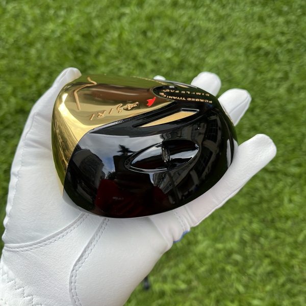 Golden Golf Driver - 10?? with Graphite Shaft (R/S Flex), Headcover Included